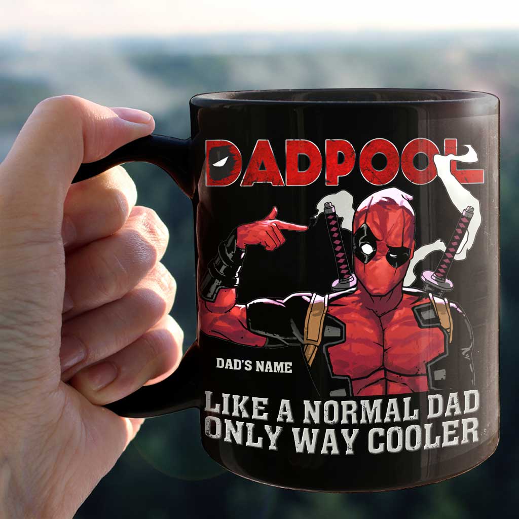Personalized Dadpool Mug Custom Name Gift for Father's Day