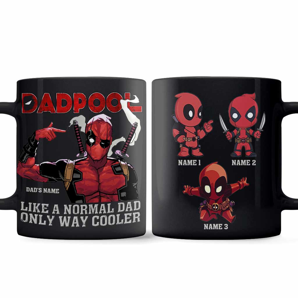 Personalized Dadpool Mug Custom Name Gift for Father's Day