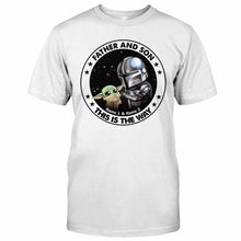 Load image into Gallery viewer, Personalized Father's Day T-shirt &amp; Hoodie with Star Wars Theme
