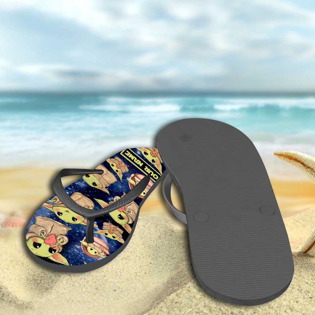 Personalized Cute Flip Flops Custom Name Gift for Kids