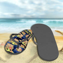 Load image into Gallery viewer, Personalized Cute Flip Flops Custom Name Gift for Kids
