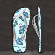 Load image into Gallery viewer, Personalized Ohana Flip Flops Custom Name Summer Gift for Kids
