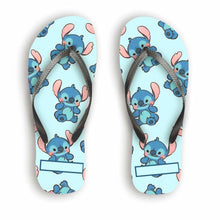 Load image into Gallery viewer, Personalized Ohana Flip Flops Custom Name Summer Gift for Kids
