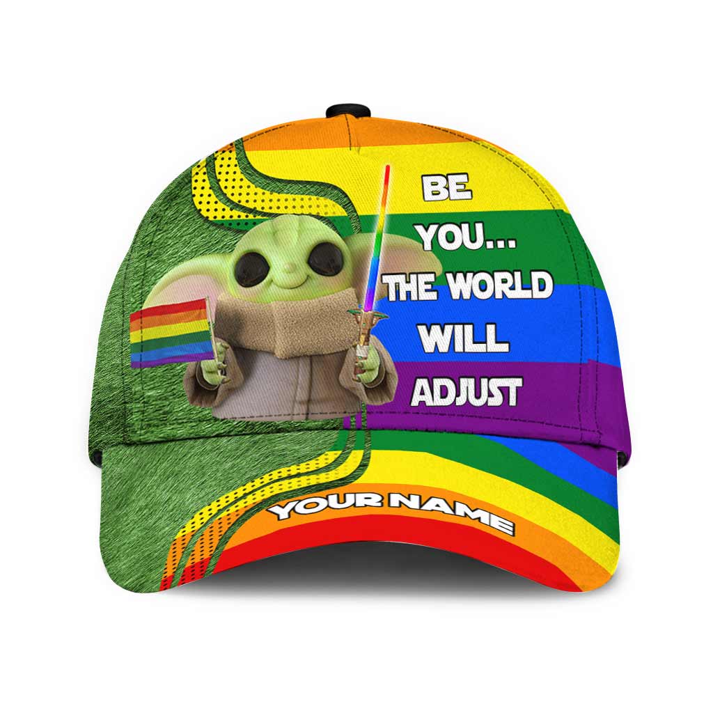 Personalized LGBT Support Classic Cap with Custom Name