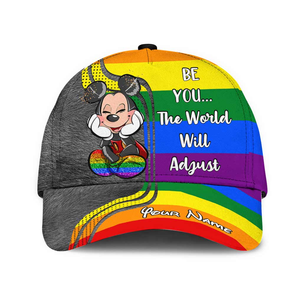 Personalized LGBT Support Classic Cap Custom Name Pride Gift
