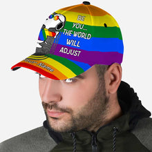 Load image into Gallery viewer, Personalized Rainbow Classic Cap Custom Name LGBT Support Gift
