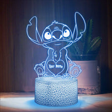 Load image into Gallery viewer, Personalized LED Plaque Light Base Custom Name Gift for Family
