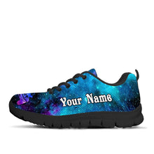 Load image into Gallery viewer, Personalized Galaxy Dog Theme Sneakers Custom Name Gift
