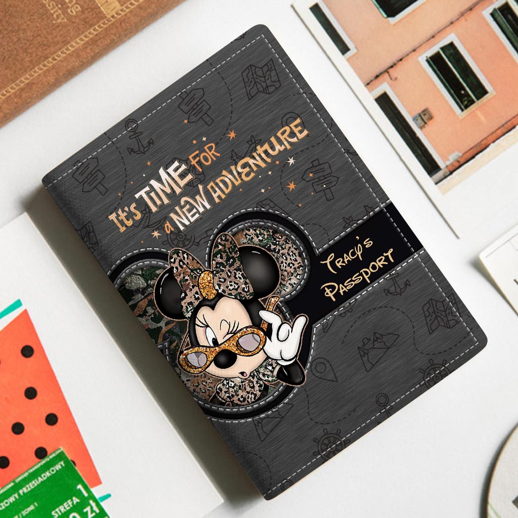 Personalized Travel Passport Holder with Adventure Design for Graduates & Couples