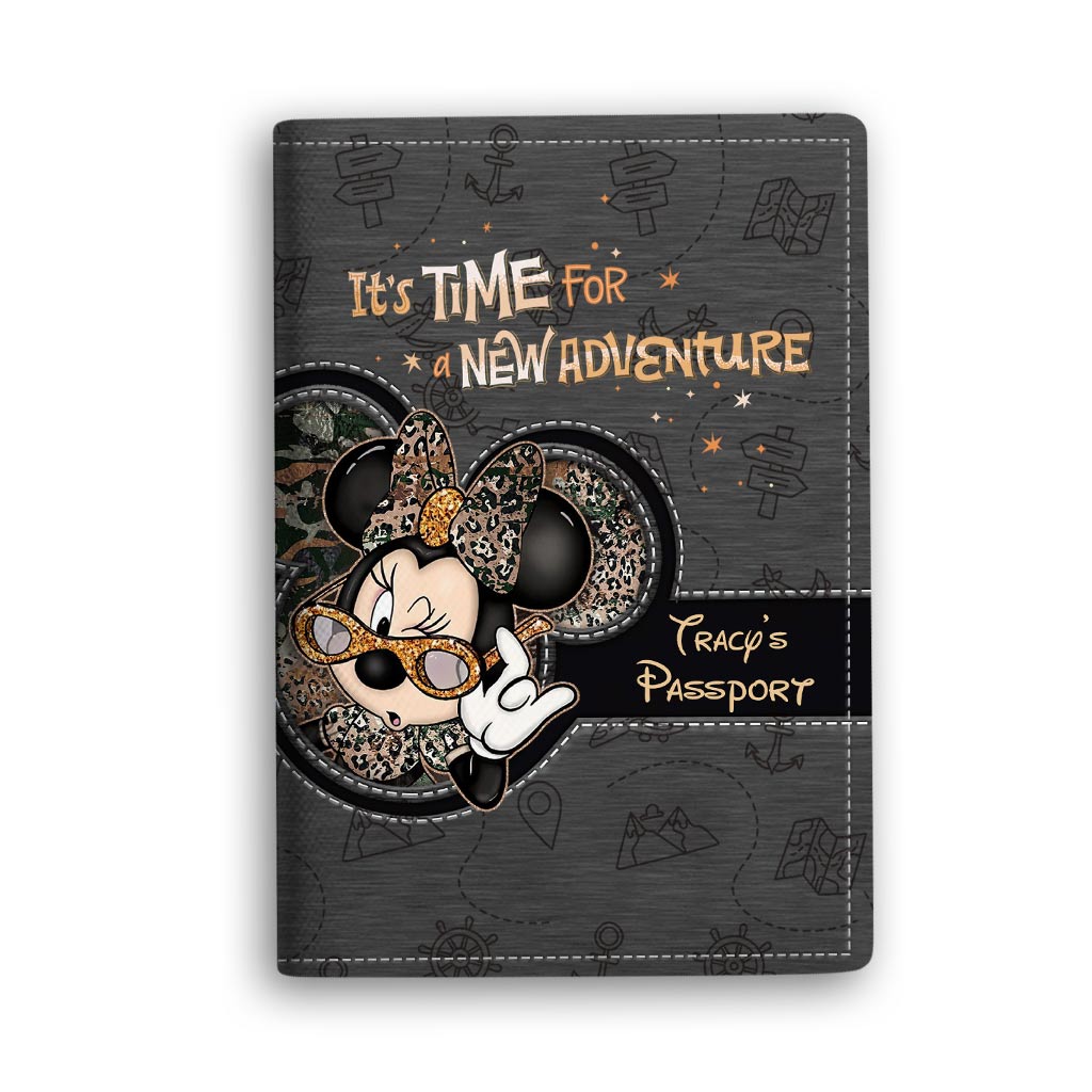 Personalized Travel Passport Holder with Adventure Design for Graduates & Couples
