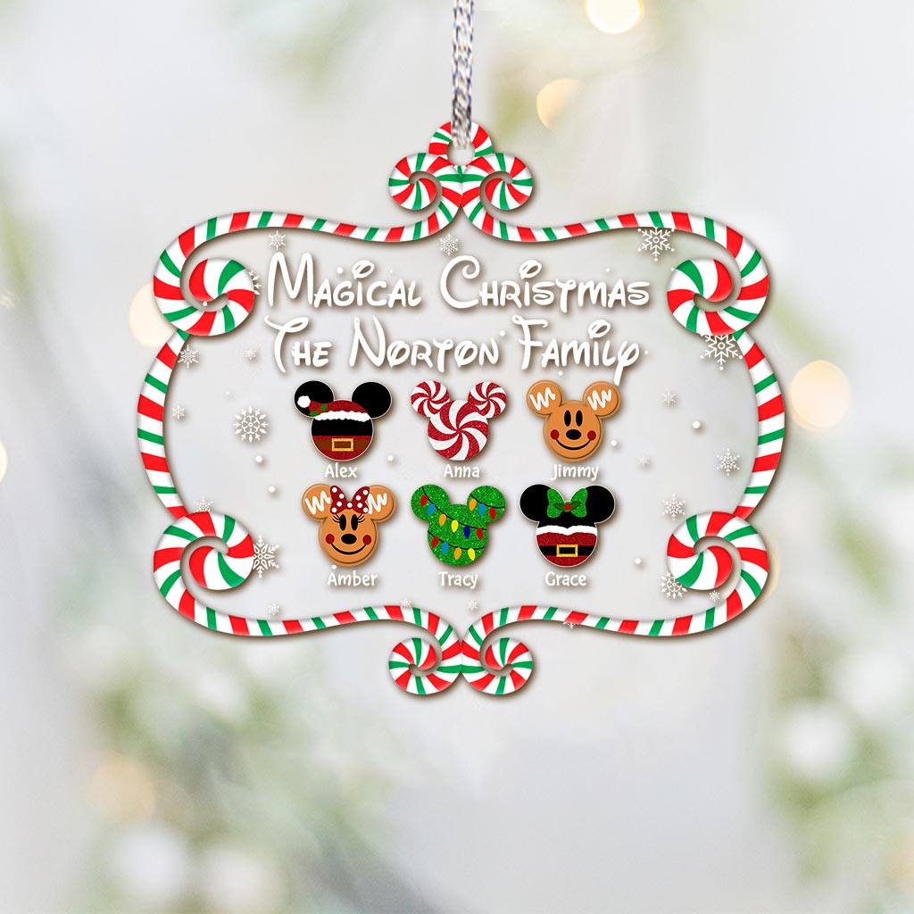 Personalized Christmas Family Ornament Custom Name Gift