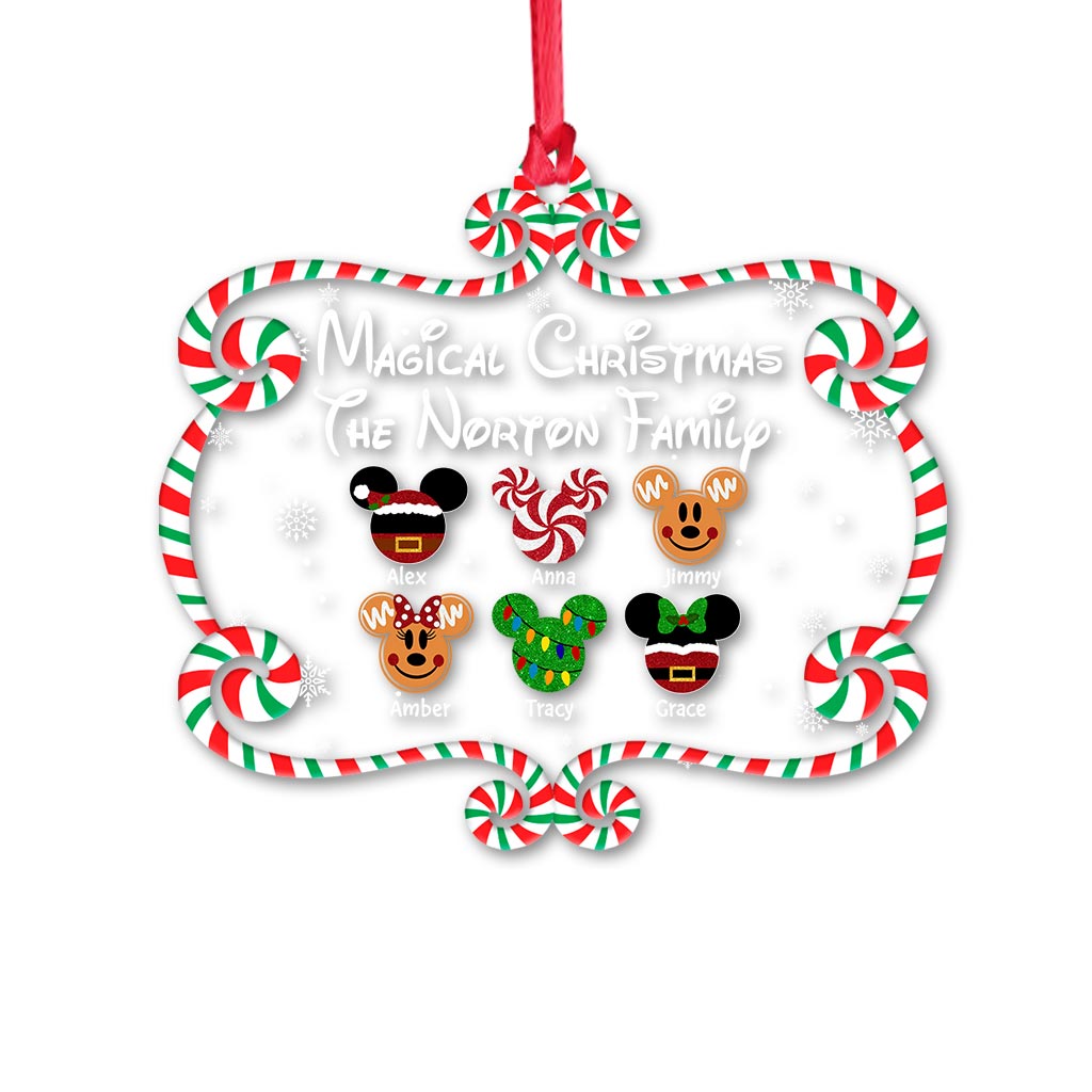 Personalized Christmas Family Ornament Custom Name Gift