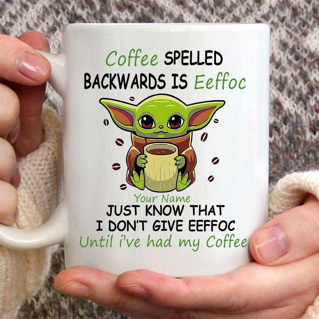 Personalized Coffee Mug with Funny Eeffoc Design for Mom/Dad