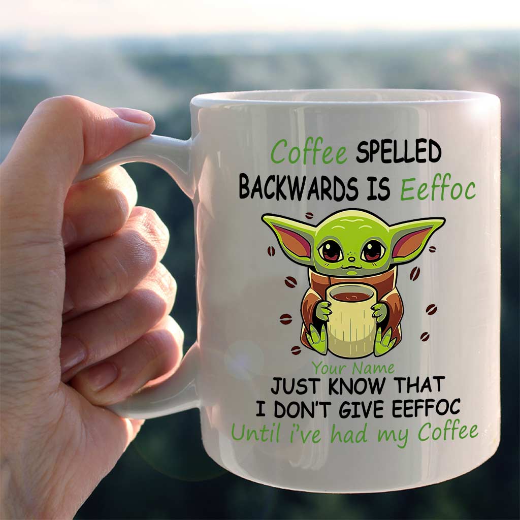 Personalized Coffee Mug with Funny Eeffoc Design for Mom/Dad