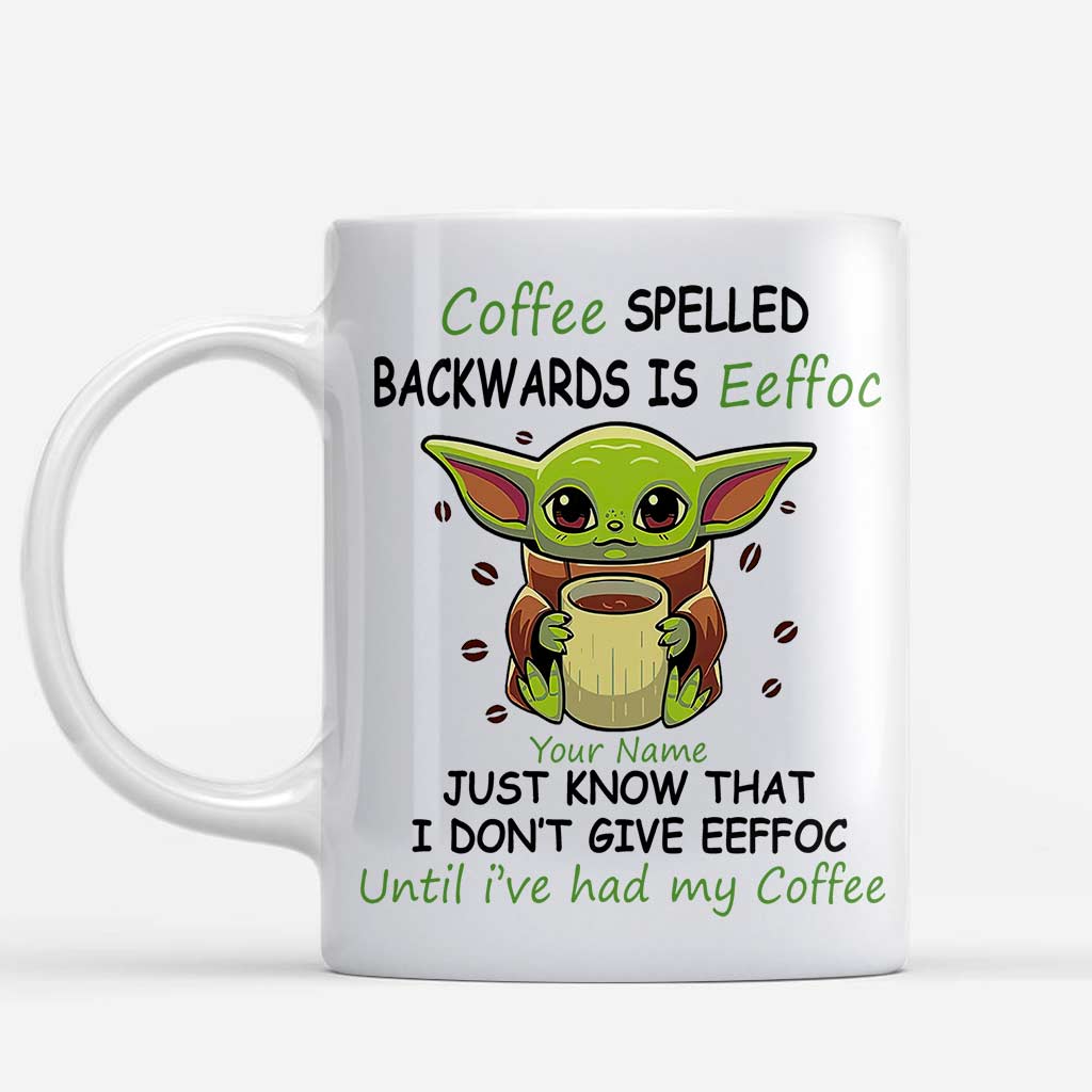 Personalized Coffee Mug with Funny Eeffoc Design for Mom/Dad