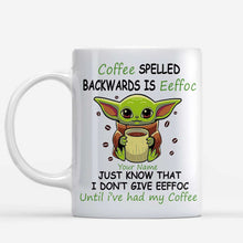 Load image into Gallery viewer, Personalized Coffee Mug with Funny Eeffoc Design for Mom/Dad
