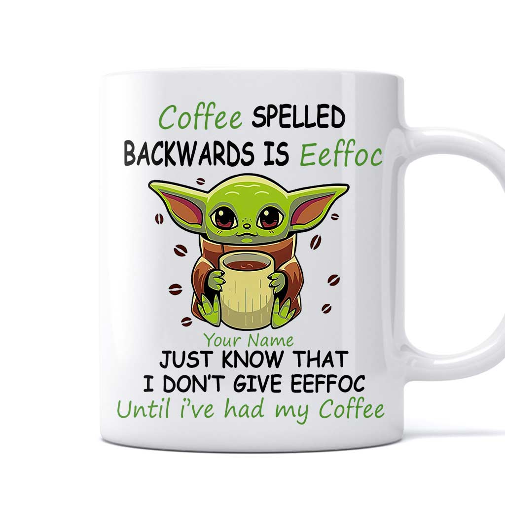 Personalized Coffee Mug with Funny Eeffoc Design for Mom/Dad