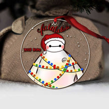 Load image into Gallery viewer, Personalized Christmas Mouse Ornament Custom Name Gift
