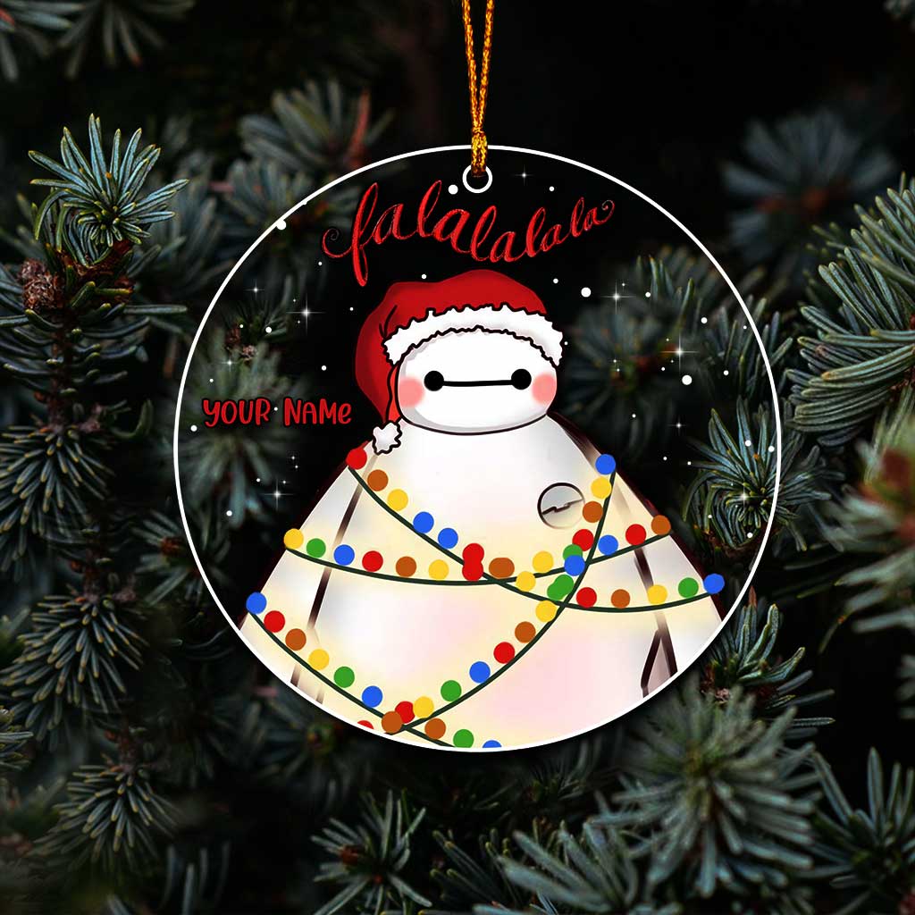 Personalized Christmas Mouse Ornament Custom Name Gift