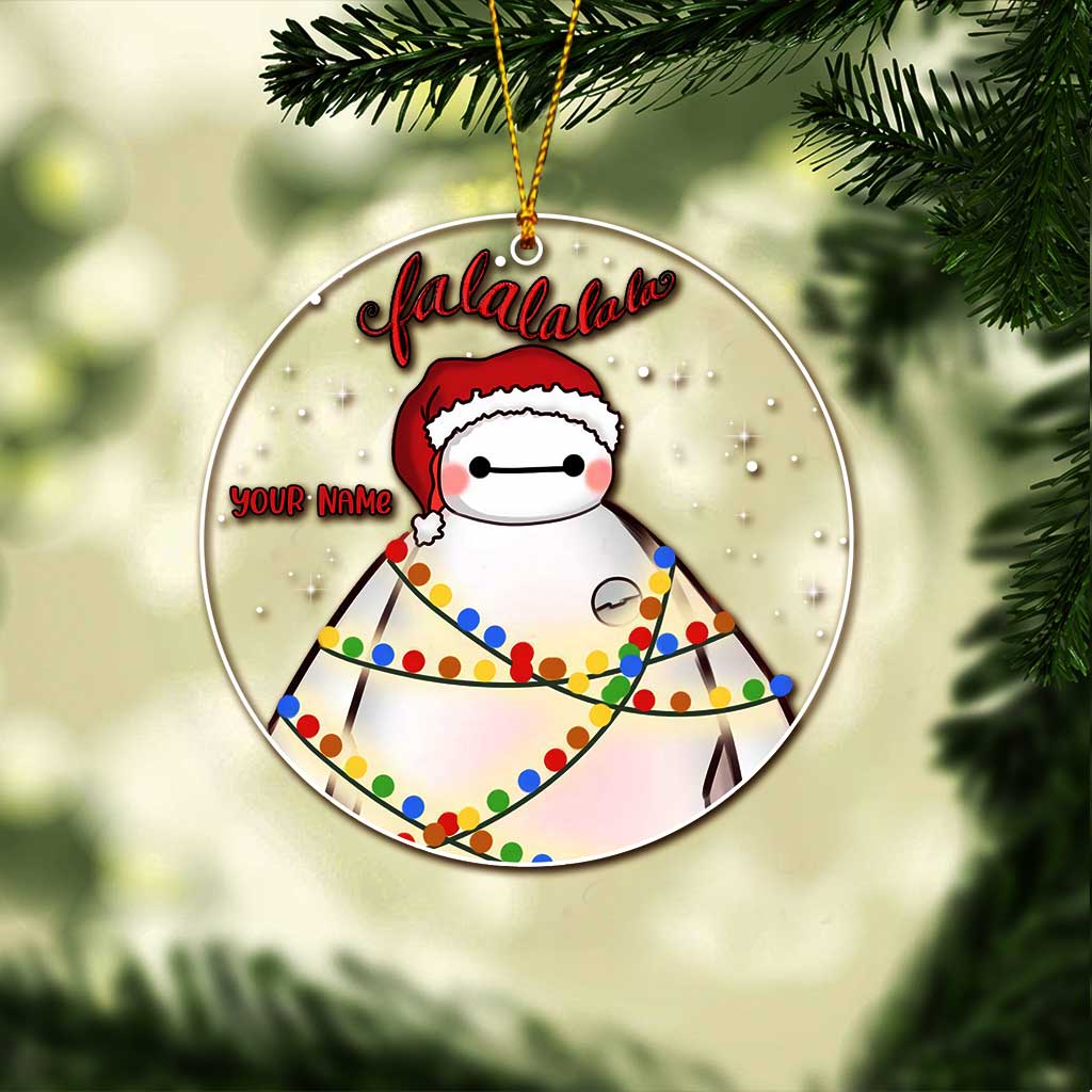 Personalized Christmas Mouse Ornament Custom Name Gift