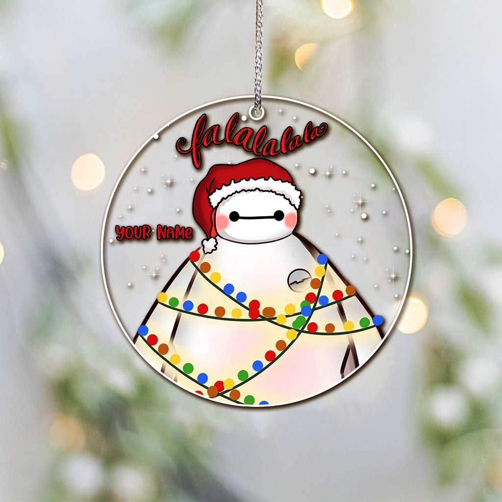 Personalized Christmas Mouse Ornament Custom Name Gift