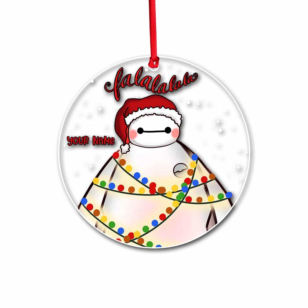Personalized Christmas Mouse Ornament Custom Name Gift
