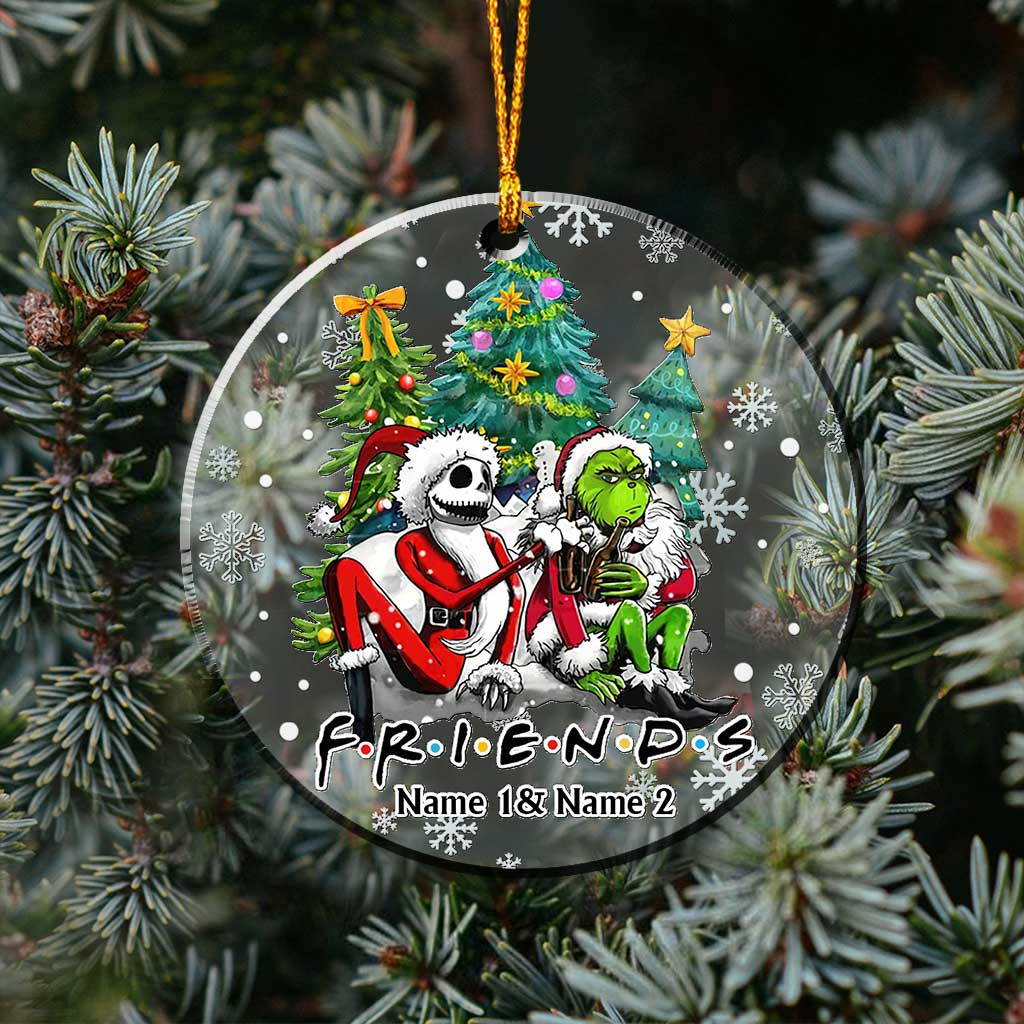 Personalized Nightmare Before Christmas Ornament Custom Name Gift for Friends
