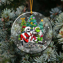 Load image into Gallery viewer, Personalized Nightmare Before Christmas Ornament Custom Name Gift for Friends
