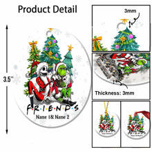 Load image into Gallery viewer, Personalized Nightmare Before Christmas Ornament Custom Name Gift for Friends
