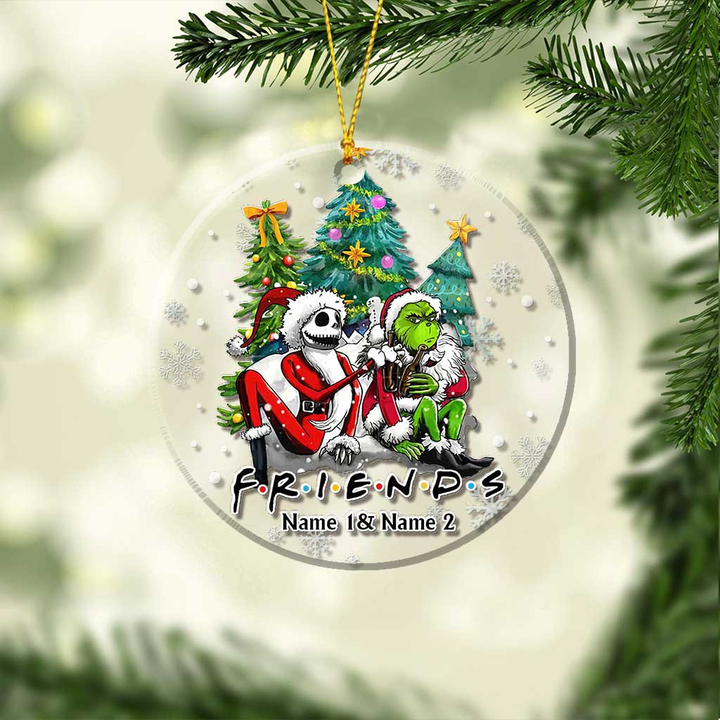 Personalized Nightmare Before Christmas Ornament Custom Name Gift for Friends