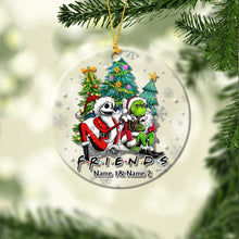 Load image into Gallery viewer, Personalized Nightmare Before Christmas Ornament Custom Name Gift for Friends
