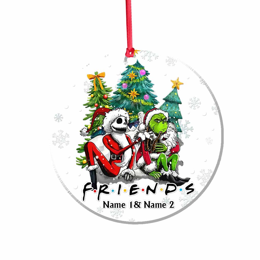 Personalized Nightmare Before Christmas Ornament Custom Name Gift for Friends