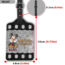Load image into Gallery viewer, Personalized Leather Luggage Tag Travel Gift for Kids

