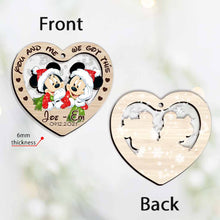 Load image into Gallery viewer, Personalized Christmas Couple Ornament Custom Name Gift
