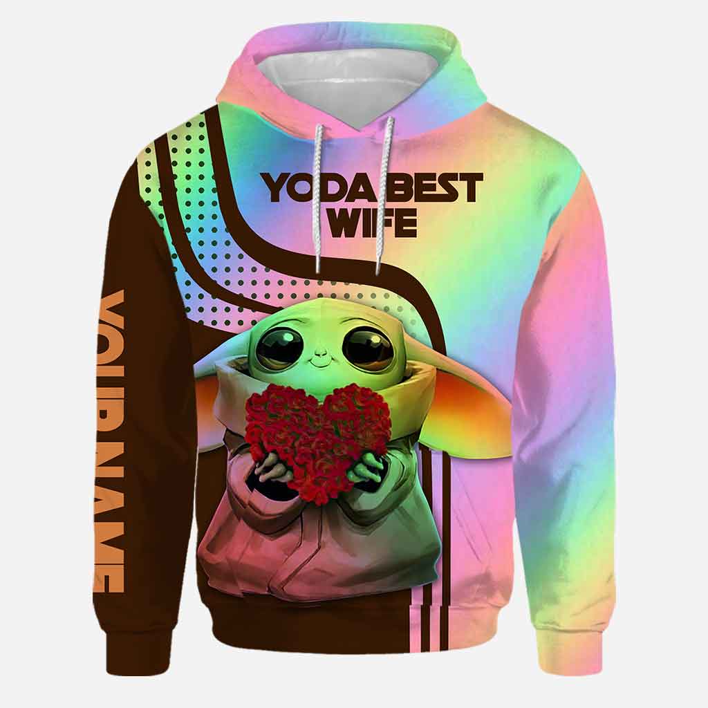 Personalized Yoda Best Wife Hoodie & Leggings Set Gift