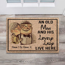 Load image into Gallery viewer, Personalized Couple Doormat with Custom Names for Home

