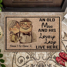 Load image into Gallery viewer, Personalized Couple Doormat with Custom Names for Home
