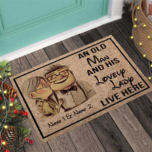 Load image into Gallery viewer, Personalized Couple Doormat with Custom Names for Home
