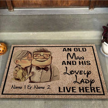 Load image into Gallery viewer, Personalized Couple Doormat with Custom Names for Home

