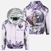 Load image into Gallery viewer, Personalized All Over Hoodie Couple Gift I'm Yours Custom Names
