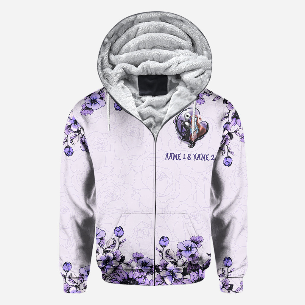 Personalized All Over Hoodie Couple Gift I'm Yours Custom Names