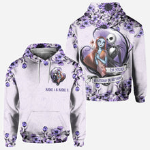 Load image into Gallery viewer, Personalized All Over Hoodie Couple Gift I'm Yours Custom Names
