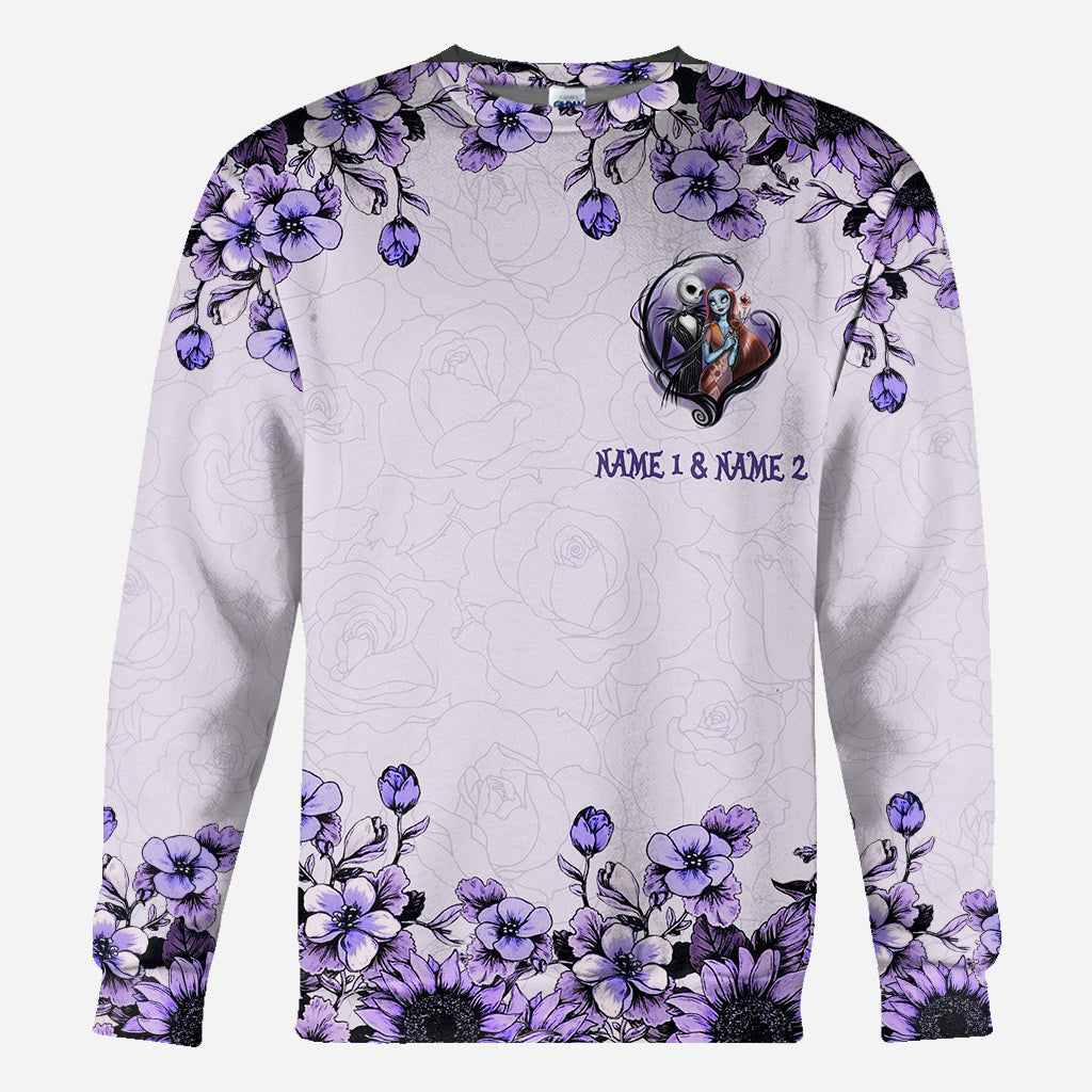 Personalized All Over Hoodie Couple Gift I'm Yours Custom Names