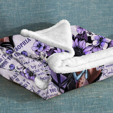 Load image into Gallery viewer, Personalized Couple Blanket with Custom Names for Wedding or Anniversary
