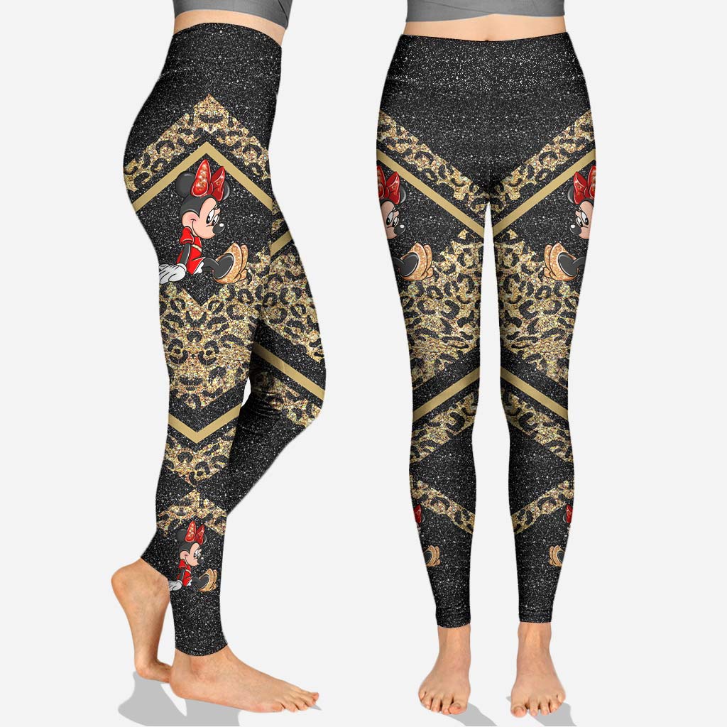 Personalized Minnie Mouse Hoodie and Leggings Set for Kids