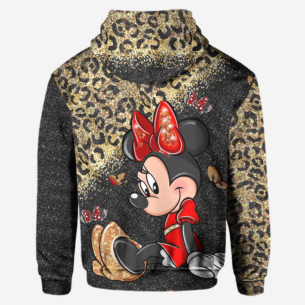 Personalized Minnie Mouse Hoodie and Leggings Set for Kids