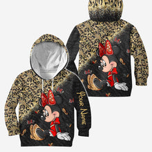 Load image into Gallery viewer, Personalized Minnie Mouse Hoodie and Leggings Set for Kids
