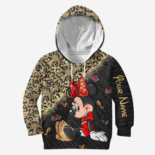 Load image into Gallery viewer, Personalized Minnie Mouse Hoodie and Leggings Set for Kids
