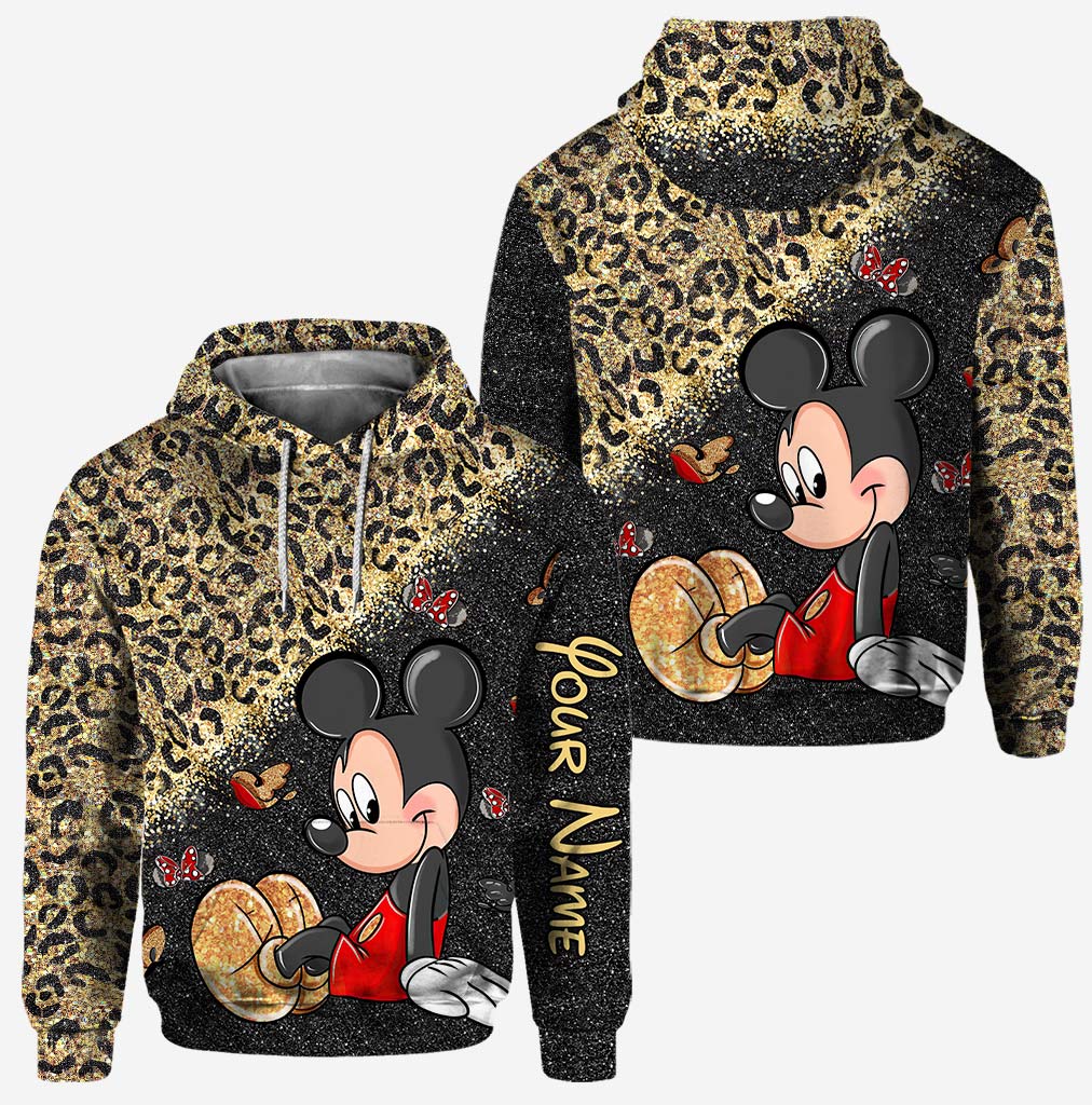 Personalized Mickey Mouse Hoodie & Leggings Set for Kids