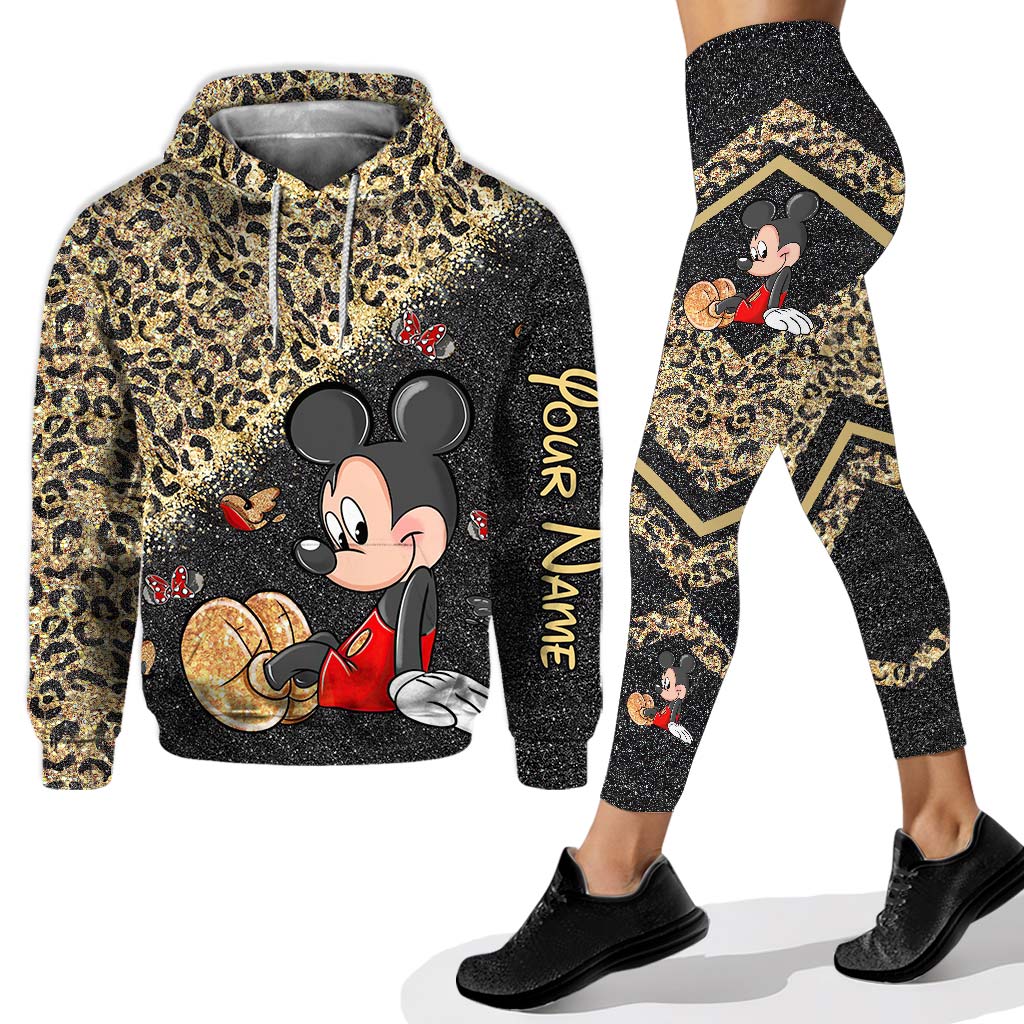 Personalized Mickey Mouse Hoodie & Leggings Set for Kids
